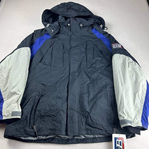 Vintage CB Sports Advanced Performance American Airlines Winter Ski Jacket Large - Picture 1 of 8